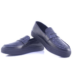 BALLERINE CONFORT EN CUIR CROCO POUR HOMME